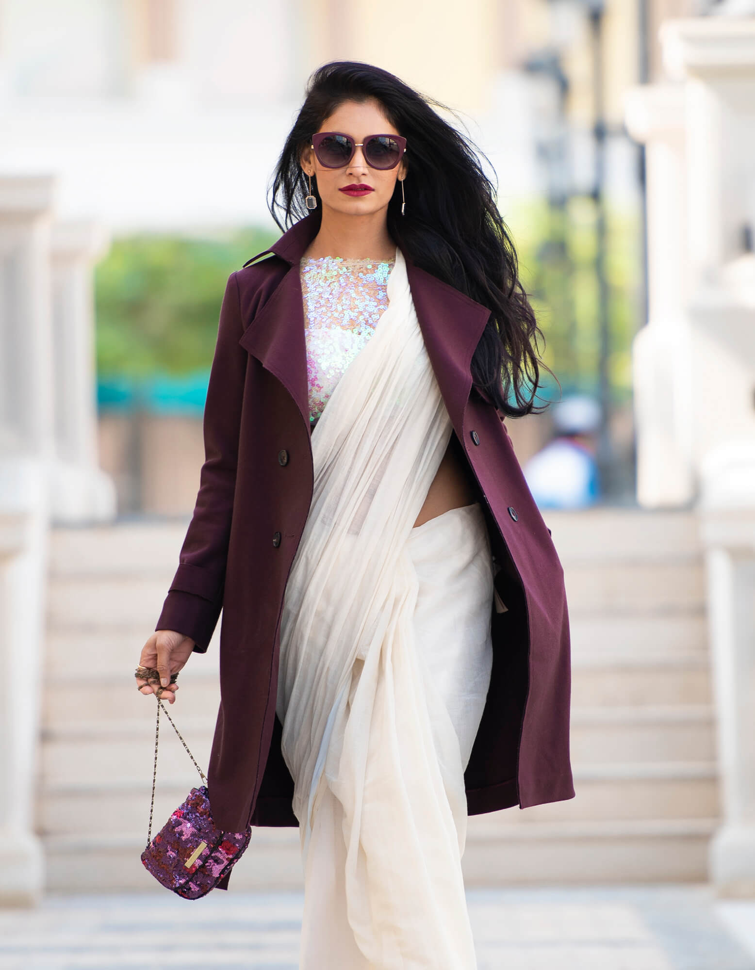 best winter coat for apple shape